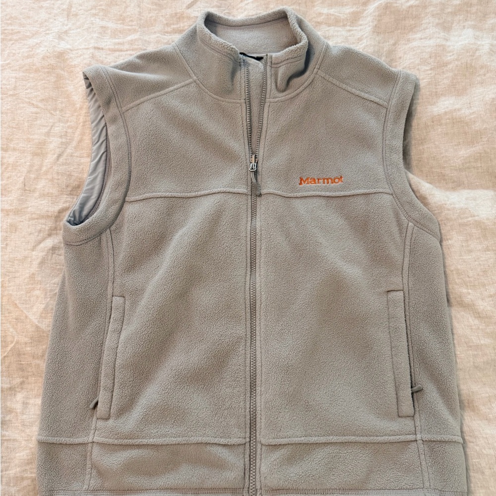 Men’s Marmot Gray Fleece Vest